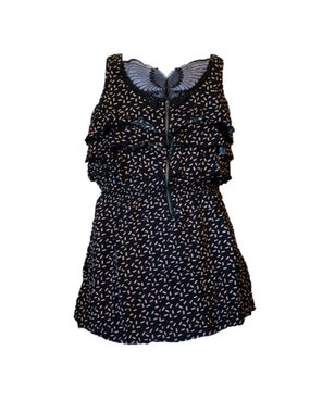 Material Girl lace butterfly Summer Dress black pink small